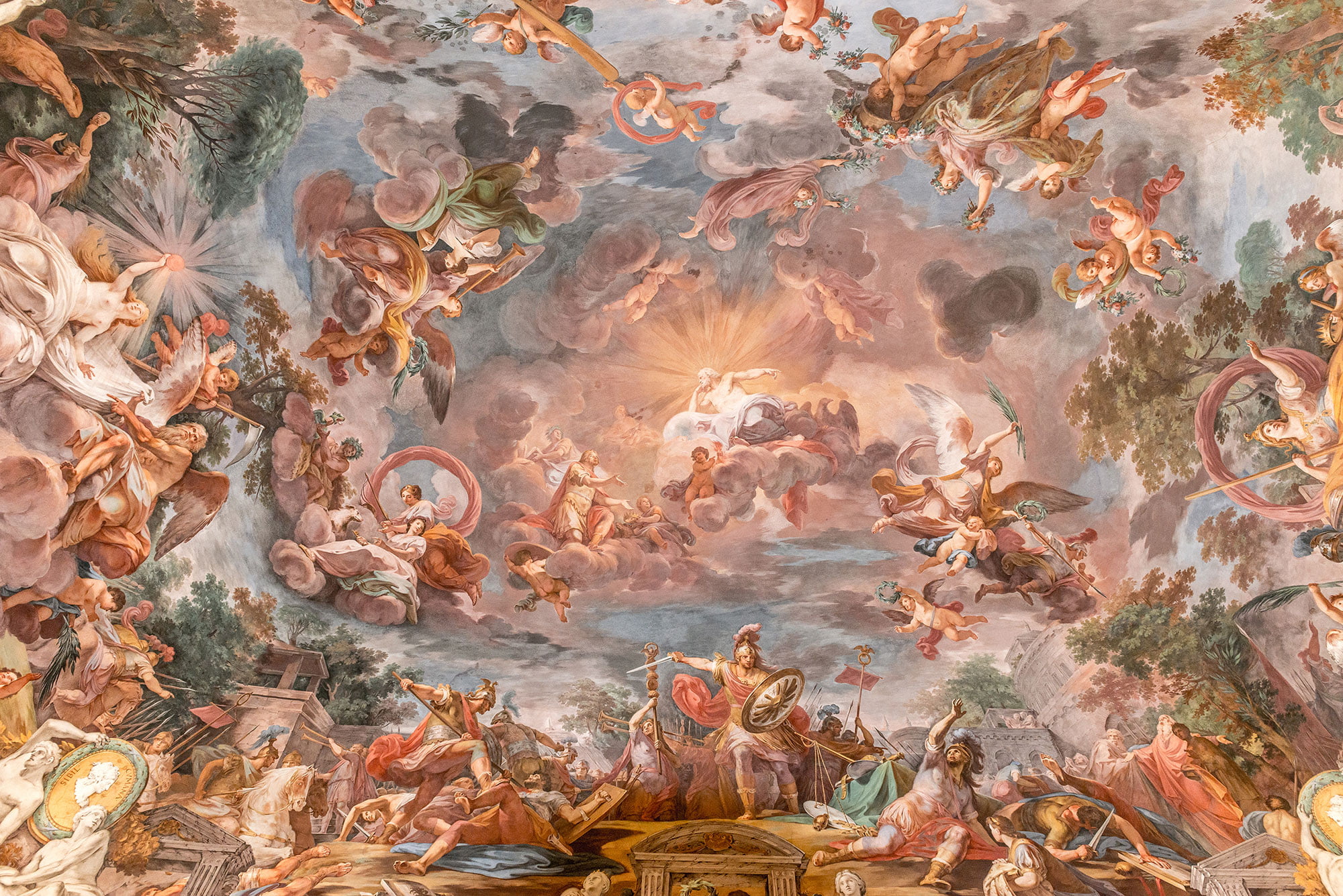 The glory of the baroque: Illusionistic ceiling paintings - Romamirabilia